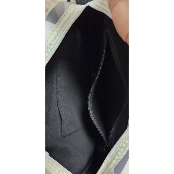 Haute Shore Drew Rise Compact Neoprene Crossbody Bag White Grey Camo - Picture 9 of 12